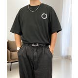 【オーバーサイズ】Tシャツ半袖 刺繍 Tシャツ ロゴ サークル | GROOVY STORE | 詳細画像9