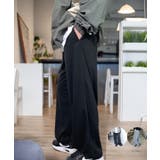 ブラック-3 | 楽ちん!ウエストゴム。ゆったりはけるバルーンスウェットパンツ #スウェット | GROOVY STORE