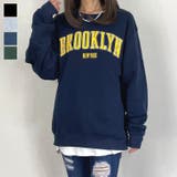 インディゴ | トレーナー 裏起毛 トップス | GROOVY STORE