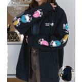ブラック-ドーナツ | 3種類のデザイン 裏起毛 ジップパーカー | GROOVY STORE