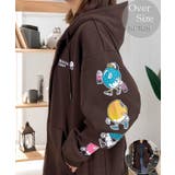 ブラウン-ドーナツ | 3種類のデザイン 裏起毛 ジップパーカー | GROOVY STORE
