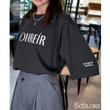 ブラック系-2 | 上品ロゴ フロッキー Tシャツ グラフィック Tシャツ 半袖 プリントT | GROOVY STORE