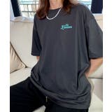 ワイド Tシャツ サガラ刺繍 Tシャツ 半袖 アニマル ロゴ キャラクターT | GROOVY STORE | 詳細画像3