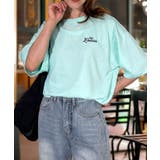 ワイド Tシャツ サガラ刺繍 Tシャツ 半袖 アニマル ロゴ キャラクターT | GROOVY STORE | 詳細画像5