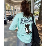 ワイド Tシャツ サガラ刺繍 Tシャツ 半袖 アニマル ロゴ キャラクターT | GROOVY STORE | 詳細画像6