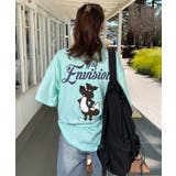 ワイド Tシャツ サガラ刺繍 Tシャツ 半袖 アニマル ロゴ キャラクターT | GROOVY STORE | 詳細画像19