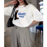 ワイド Tシャツ サガラ刺繍 Tシャツ 半袖 アニマル ロゴ キャラクターT | GROOVY STORE | 詳細画像9
