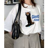 ワイド Tシャツ サガラ刺繍 Tシャツ 半袖 アニマル ロゴ キャラクターT | GROOVY STORE | 詳細画像24