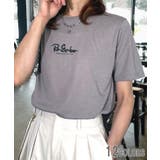 グレージュ-1 | ワンポイント Tシャツ半袖 ロゴ Tシャツ 大人カジュアル | GROOVY STORE
