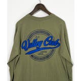 【ワイド】サークル サガラ刺繍 ロンｔ 長袖Tシャツ ワンポイント | GROOVY STORE | 詳細画像2 