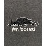 【ワイド】黒ネコ ロンｔ 長袖Tシャツ ワンポイント  | GROOVY STORE | 詳細画像25 