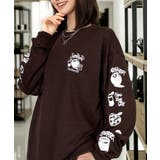 スプレー風プリント ロンｔ 長袖Tシャツ | GROOVY STORE | 詳細画像19 