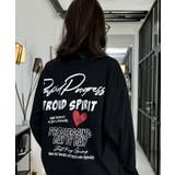 ハート プリント ロンｔ 長袖Tシャツ 刺繍 ワンポイント グラフィックt | GROOVY STORE | 詳細画像6 