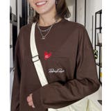 ハート プリント ロンｔ 長袖Tシャツ 刺繍 ワンポイント グラフィックt | GROOVY STORE | 詳細画像11 