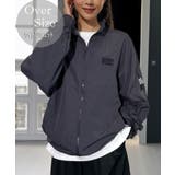 チャコール-8 | ボリューム袖 ジップアップ ブルゾン | GROOVY STORE