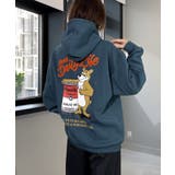 パーカー 裏起毛 グラフィック スウェット パーカ スマイル クマ | GROOVY STORE | 詳細画像25 