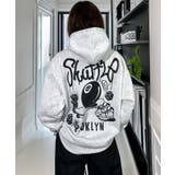 パーカー 裏起毛 グラフィック スウェット パーカ ネコ ボール フードロゴ  | GROOVY STORE | 詳細画像14 