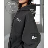 ブラック系 | 好評につき追加入荷【オーバーサイズ】 パーカー【フードロゴ】スウェット ＃ロ… | GROOVY STORE