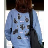 黒ネコ ロンT 刺繍 ストレッチ 長袖 Tシャツ | GROOVY STORE | 詳細画像26 