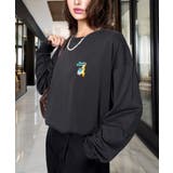 【ワイド】刺繍 長袖Tシャツ ロンｔワイド ワンポイント  | GROOVY STORE | 詳細画像20 