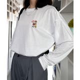 【ワイド】刺繍 長袖Tシャツ ロンｔワイド ワンポイント  | GROOVY STORE | 詳細画像16 