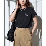 【刺繍】黒猫 ワンポイント Tシャツ半袖 グラフィック クロネコ 足跡 ハート | GROOVY STORE | 詳細画像4 