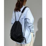 ブラック | ナップサック バックパック リュック | GROOVY STORE