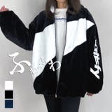 ブラック-5503 | ファーコート ビッグシルエット ブルゾン | GROOVY STORE