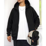 ブラック | ジップ パーカー 裏起毛 | GROOVY STORE