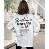 グラフィック プリント ロンｔ モード 長袖Tシャツ | GROOVY STORE | 詳細画像20 