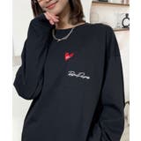 グラフィック プリント ロンｔ モード 長袖Tシャツ | GROOVY STORE | 詳細画像23 