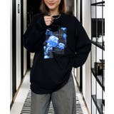 グラフィック プリント ロンｔ モード 長袖Tシャツ | GROOVY STORE | 詳細画像46 