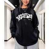 グラフィック プリント ロンｔ モード 長袖Tシャツ | GROOVY STORE | 詳細画像5 