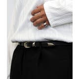 ブラック-1 | ナローベルトーウエスタンメタルパーツ | GROOVY STORE