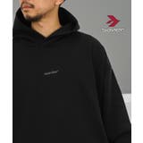 ブラック | 【savier/ サビア 】スウェット パーカー オーバーサイズ | GROOVY STORE