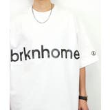 【brknhome / ブロークンホーム】グラフィック プリント 半袖Tシャツ | GROOVY STORE | 詳細画像1 