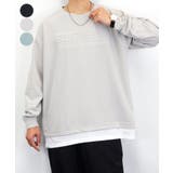 アイスグレー | ロンT ビッグ トップス | GROOVY STORE