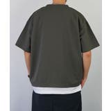 【オーバーサイズ】Tシャツ半袖 レイヤード風Tシャツ ジョーゼット | GROOVY STORE | 詳細画像46 