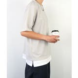 【オーバーサイズ】Tシャツ半袖 レイヤード風Tシャツ ジョーゼット | GROOVY STORE | 詳細画像60 