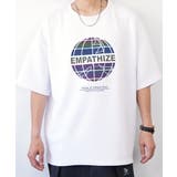 ワイドシルエットホログラムプリント半袖TシャツEMPATHIZE #ロゴ T | GROOVY STORE | 詳細画像4 