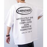 ワイドシルエットホログラムプリント半袖TシャツEMPATHIZE #ロゴ T | GROOVY STORE | 詳細画像8 
