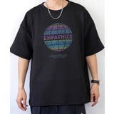 ワイドシルエットホログラムプリント半袖TシャツEMPATHIZE #ロゴ T | GROOVY STORE | 詳細画像10 