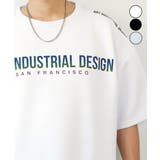 ホワイト | ワイドシルエットホログラムプリント半袖TシャツANT #ロゴ T | GROOVY STORE