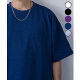 ブルーネイビー(無地-ワイド) | ストレッチTシャツ ワンポイント 無地ポケットT | GROOVY STORE