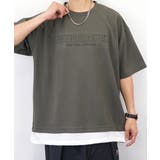 【オーバーサイズ】Tシャツ半袖 レイヤード風Tシャツ ジョーゼット | GROOVY STORE | 詳細画像45 