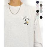 ホワイト杢-ペンギン | 【3種類のデザイン】ロンT Tシャツ長袖 ワンポイント ロンｔ | GROOVY STORE
