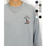 ダスティブルー-ペンギン | 【3種類のデザイン】ロンT Tシャツ長袖 ワンポイント ロンｔ | GROOVY STORE