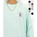 アイスミント-パンダ | 【3種類のデザイン】ロンT Tシャツ長袖 ワンポイント ロンｔ | GROOVY STORE