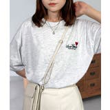 【刺繍】ワンポイント Tシャツ半袖 ロゴ ワイド サークル ハート | GROOVY STORE | 詳細画像13 