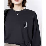 ゆったり 着やすい ルーズシルエット 刺繍ワンポイント ロンT  | GROOVY STORE | 詳細画像15 